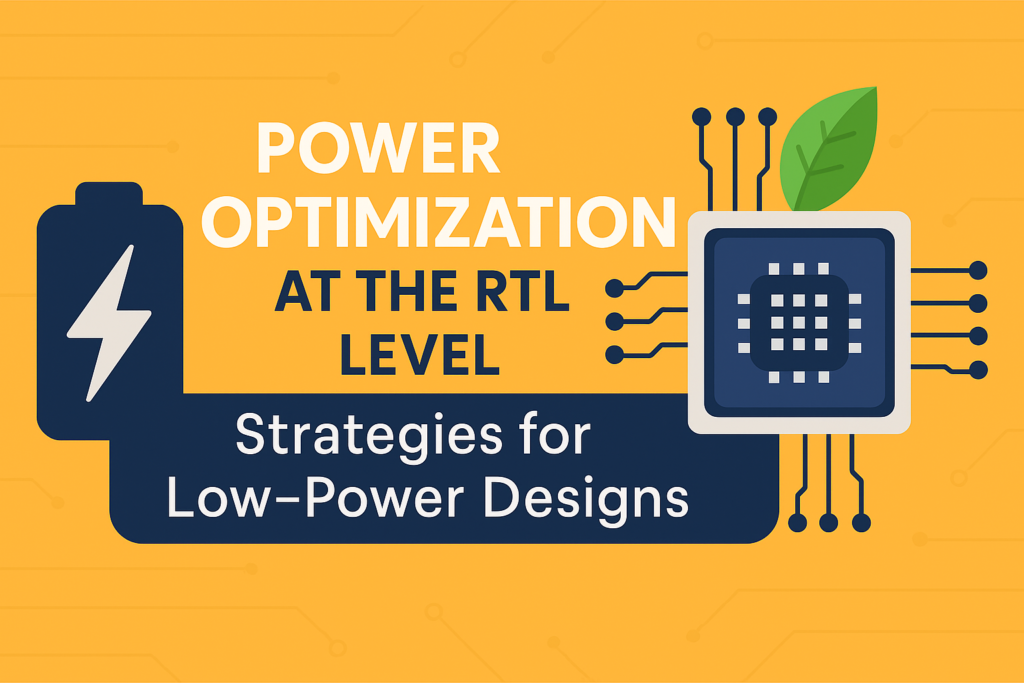 Power Optimization at the RTL Level: Strategies… | ChipXpert