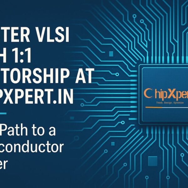 Master VLSI with 1:1 Mentorship at ChipXpert : Your Path to a Semiconductor Career
