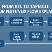 From RTL to Tapeout: A Complete VLSI Flow Explained