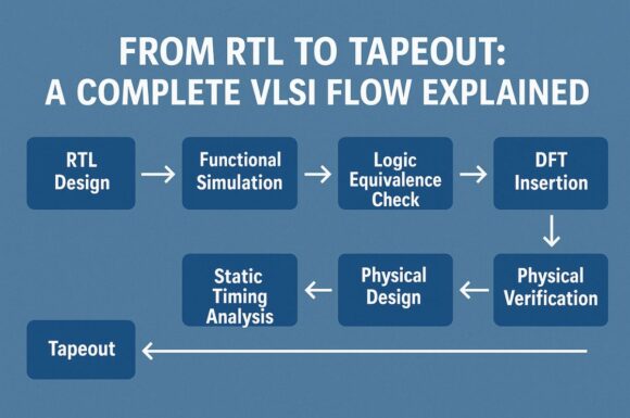 From RTL to Tapeout : A Complete VLSI Flow Explained