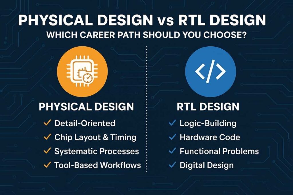 Physical Design vs RTL Design: Career Path… | ChipXpert